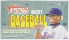 2021 Topps Heritage High Number MLB Baseball Hobby Box